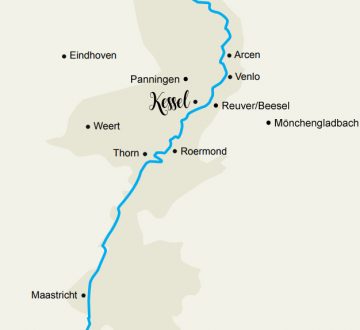 Plattegrond/Ligging Kessel